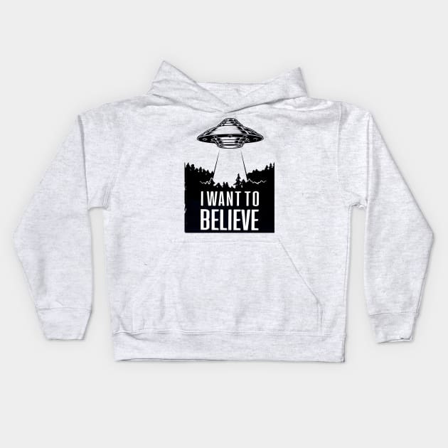 I Want to Believe Kids Hoodie by Expanse Collective